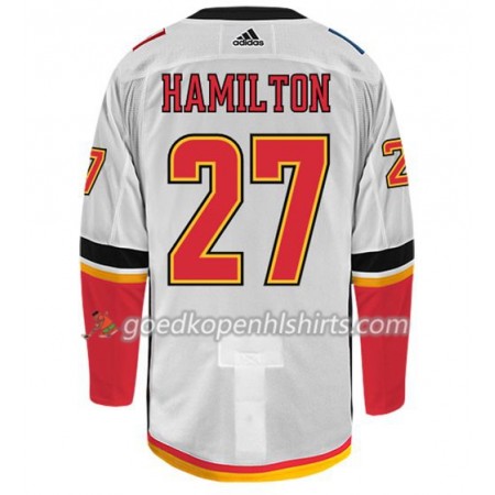 Calgary Flames DOUGIE HAMILTON 27 Adidas Wit Authentic Shirt - Mannen
